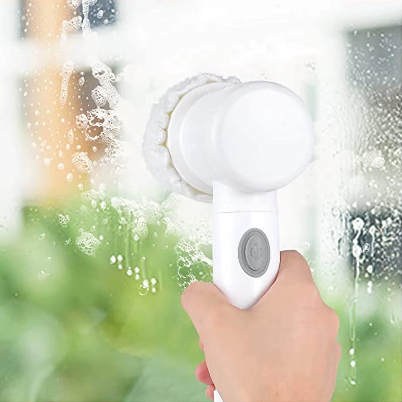 Electric Spin Scrubber Cleaning Brush Rotating Scrubber Wireless USB 3 Heads Multi-Purpose Scrubber for Kitchen Stove Dishes,